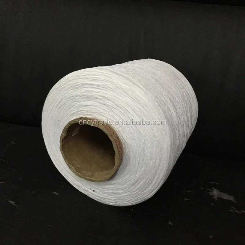 20/2 optical bleach white cotton yarn