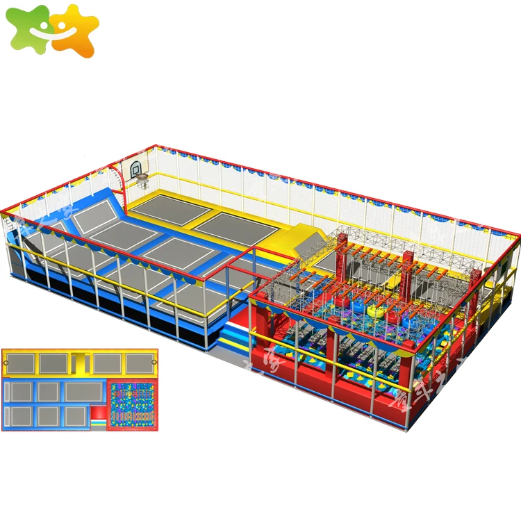 Bungy Trampoline indoor Batut Trampoline Fitness Trampoline With Handle