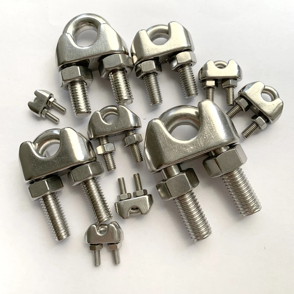 M4 Stainless steel 316 DIN741 Wire rope clip