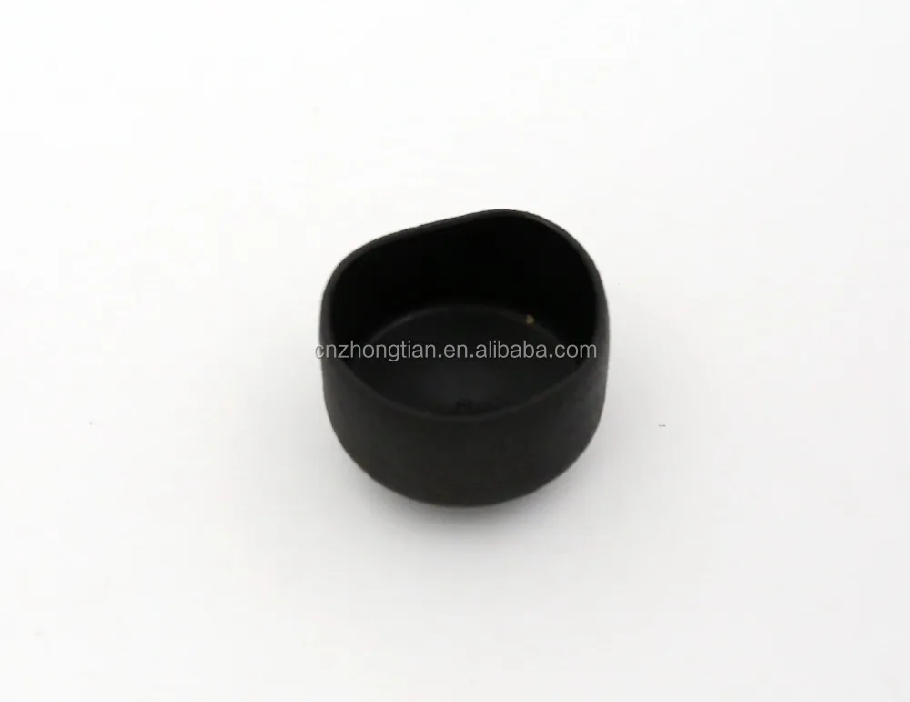 ID 50mm height 30mm Black Rubber End Caps for Pipe tubing