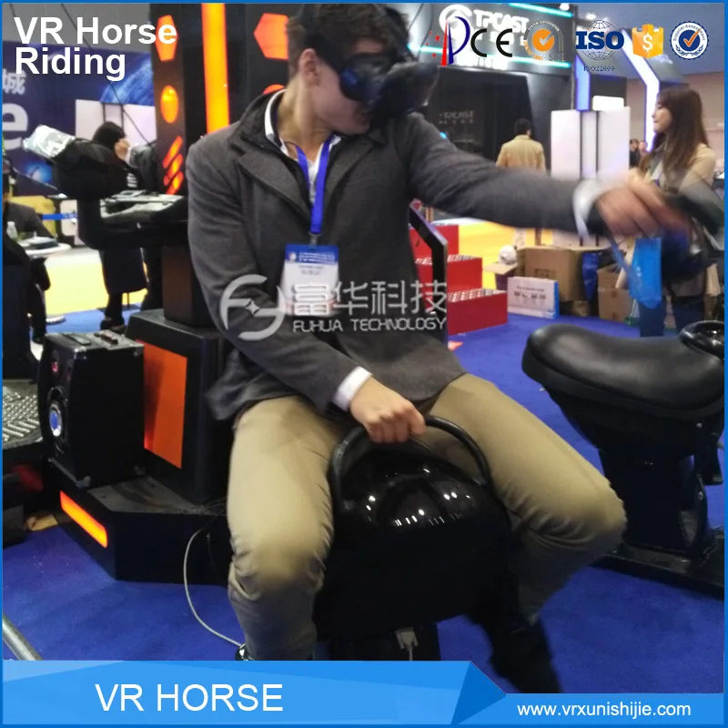 Best Price Crazy Virtual Horse Riding Interactive Amusement Park 9D VR Video Horse Riding VR Game Simulator