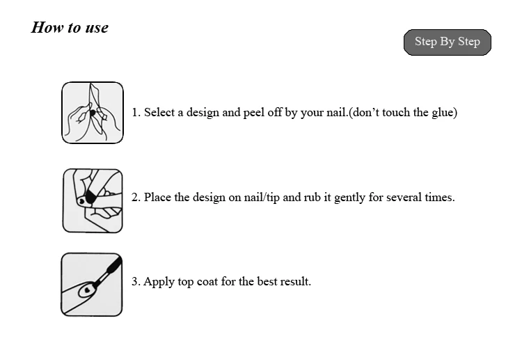 Eco-friend hot sale 3d nail art accessories for girls with good quality and fast delivery