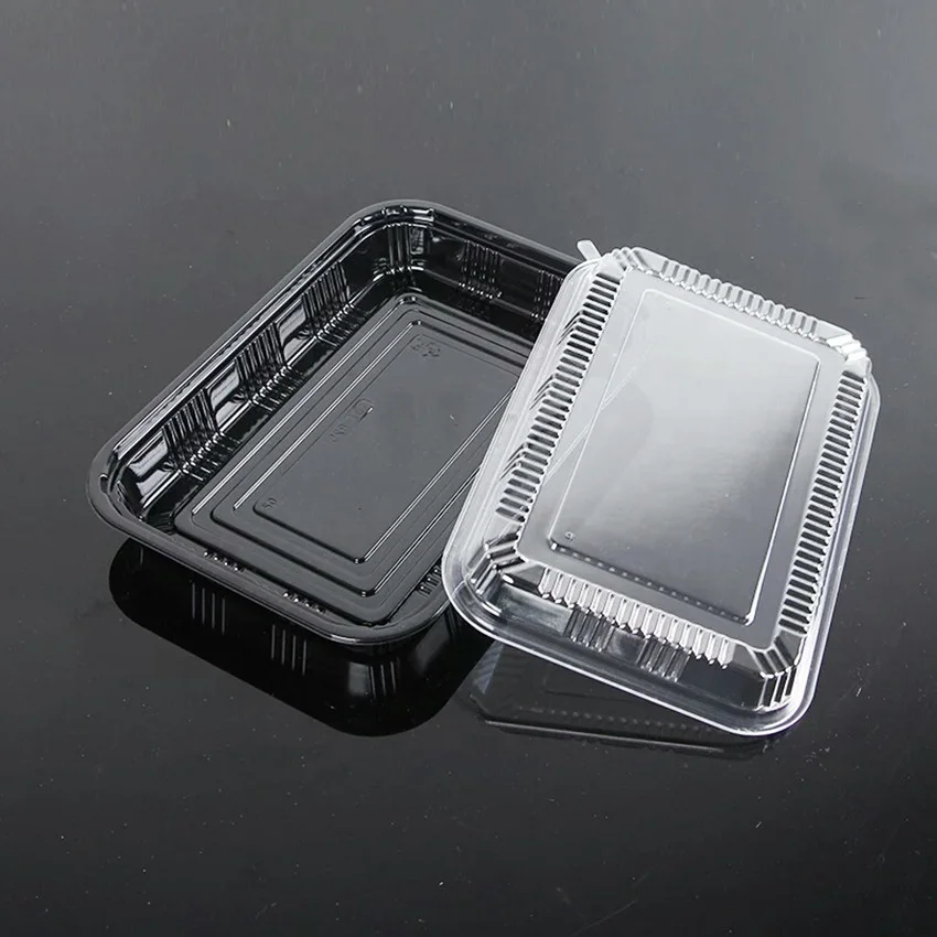 Custom Design Plastic Sushi Packaging Box Hight Quality Sushi Packing Container Anti-fog Plastic Sushi Tray Factory Price