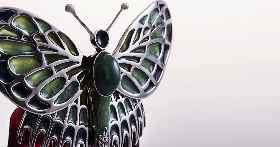 Заколка для волос с титанической розой