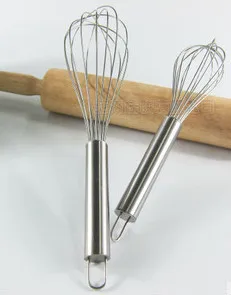 Stainless Steel Handle Silicone Egg Whisk design and custom
