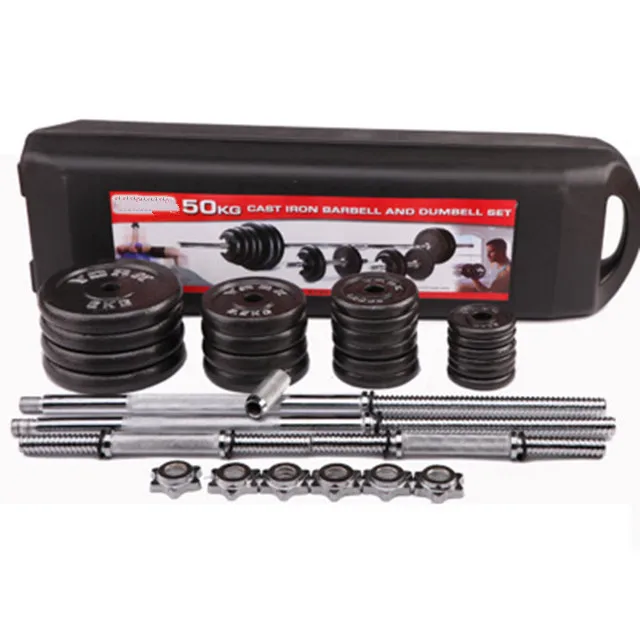 50kg dumbbell barbell set