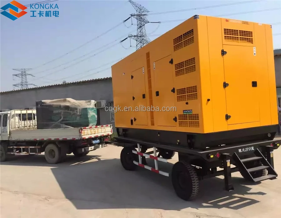 270kw 330kva портативный Трейлер deutz дизель генератор обслуживания