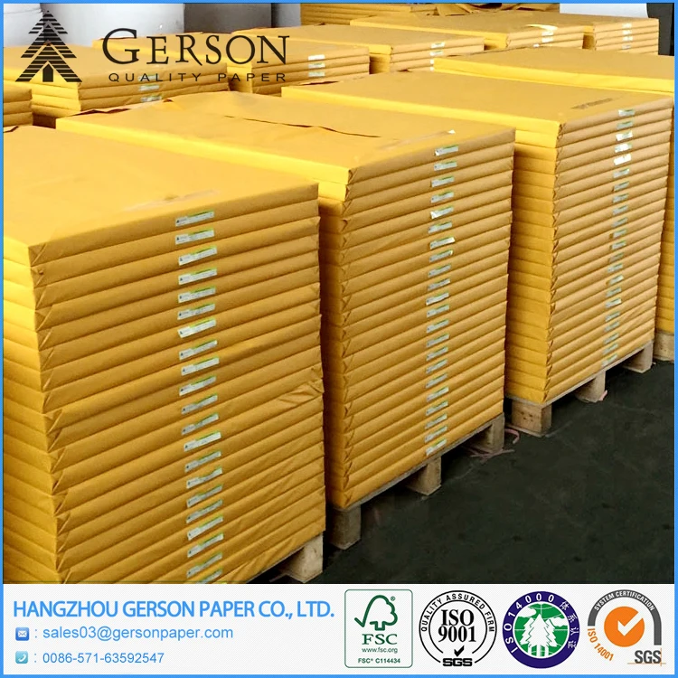 
White Clay Coated Cardboard for Wrapping Paper Use 