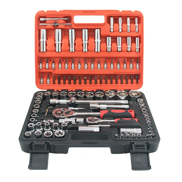 94 Pieces of Car Repair Tools Auto Tools Socket Wrench Set Hand Tools