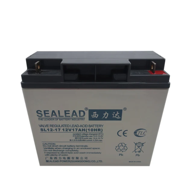 High quality 12v 17ah sealed lead acid solar battery for supply