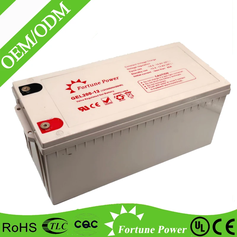 
Professional high quality deep cycle solar battery 12v 220ah 