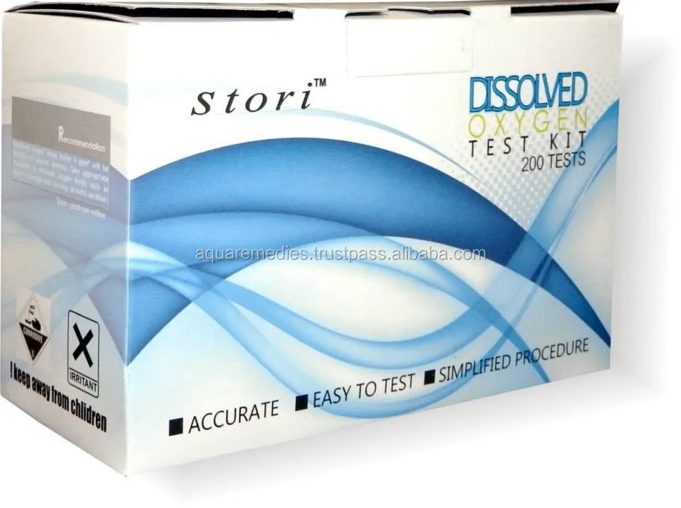 Dissolved Oxygen test Kit - Water testing kit - Easy to follow - Demonstration Pictured