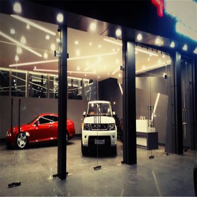 Modern Design Prefabricated Steel Structure Car Showroom Car Exhibition Hall Building Metal Structure Construction