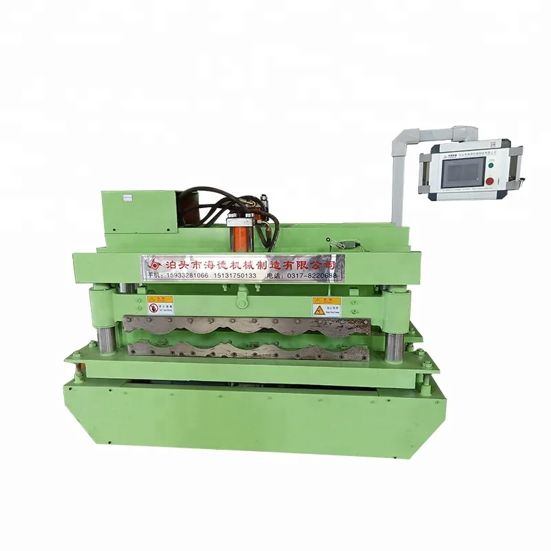 Лидер продаж, Высококачественная машина для производства кровельного листа HaiDe, машина для формовки рулонной плитки для строительных материалов