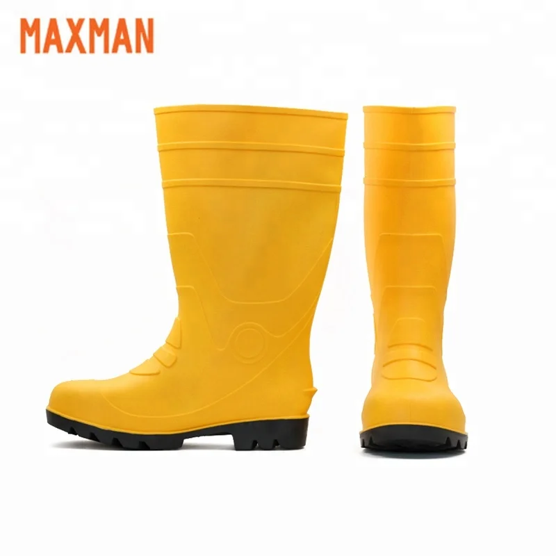
Middle Tube Oil Resistant Beef Tendon Rain Shoes 