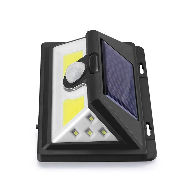 Outdoor PIR motion sensor 32 COB led solar garden light solar wall light garden lamp for Fence Pathway Street