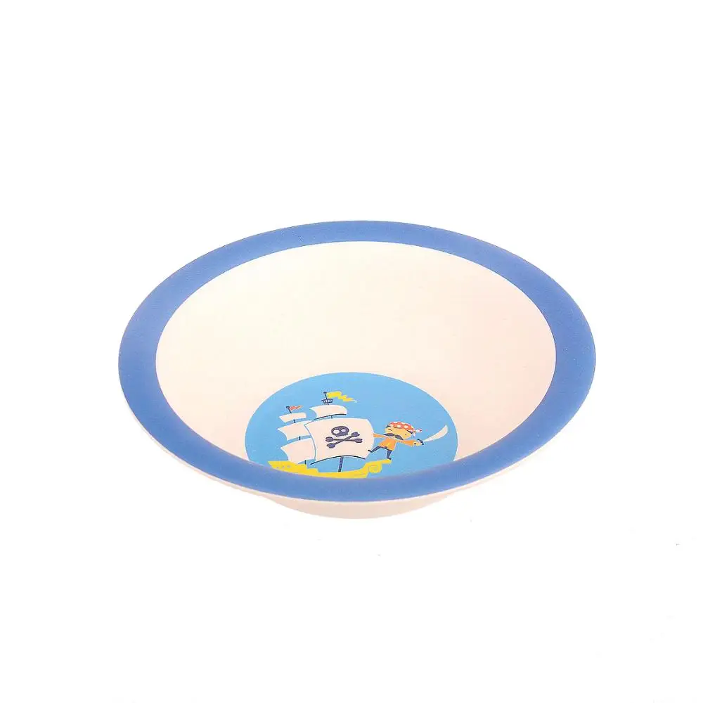 5pc Dinnerware Sets 100% Biodegradable Bamboo Fiber Children Dinnerware Set for Kids