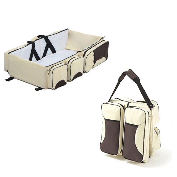 Multifunctional Portable Travel Baby folding beds Diaper Bag,portable folding baby bed