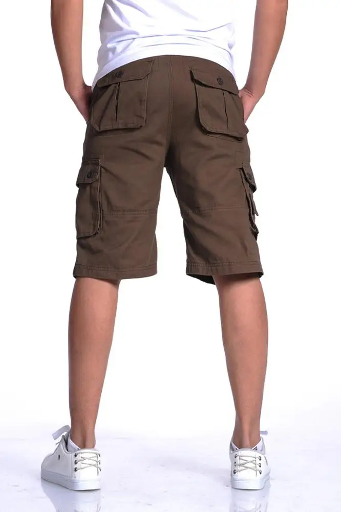 Blank Plain Custom Mens High Waisted Mens Zipper Shorts
