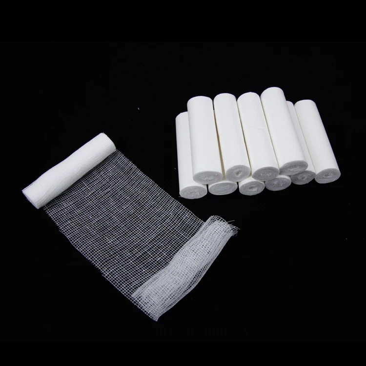 
Medical 100% Cotton Absorbent Bleached Gauze Bandage 