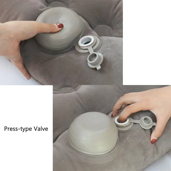 
back support massage mat outdoor relaxing sleeping inflatable air mattress camping mat 