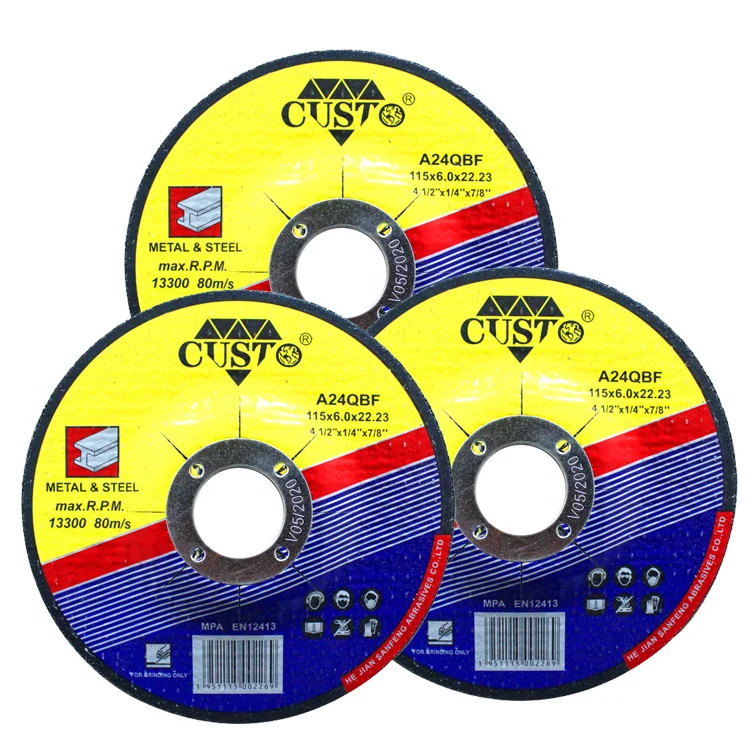 White Aluminium Oxide Grinding Wheel White for Steel Metal Rubber Abrasive Grinding Discs