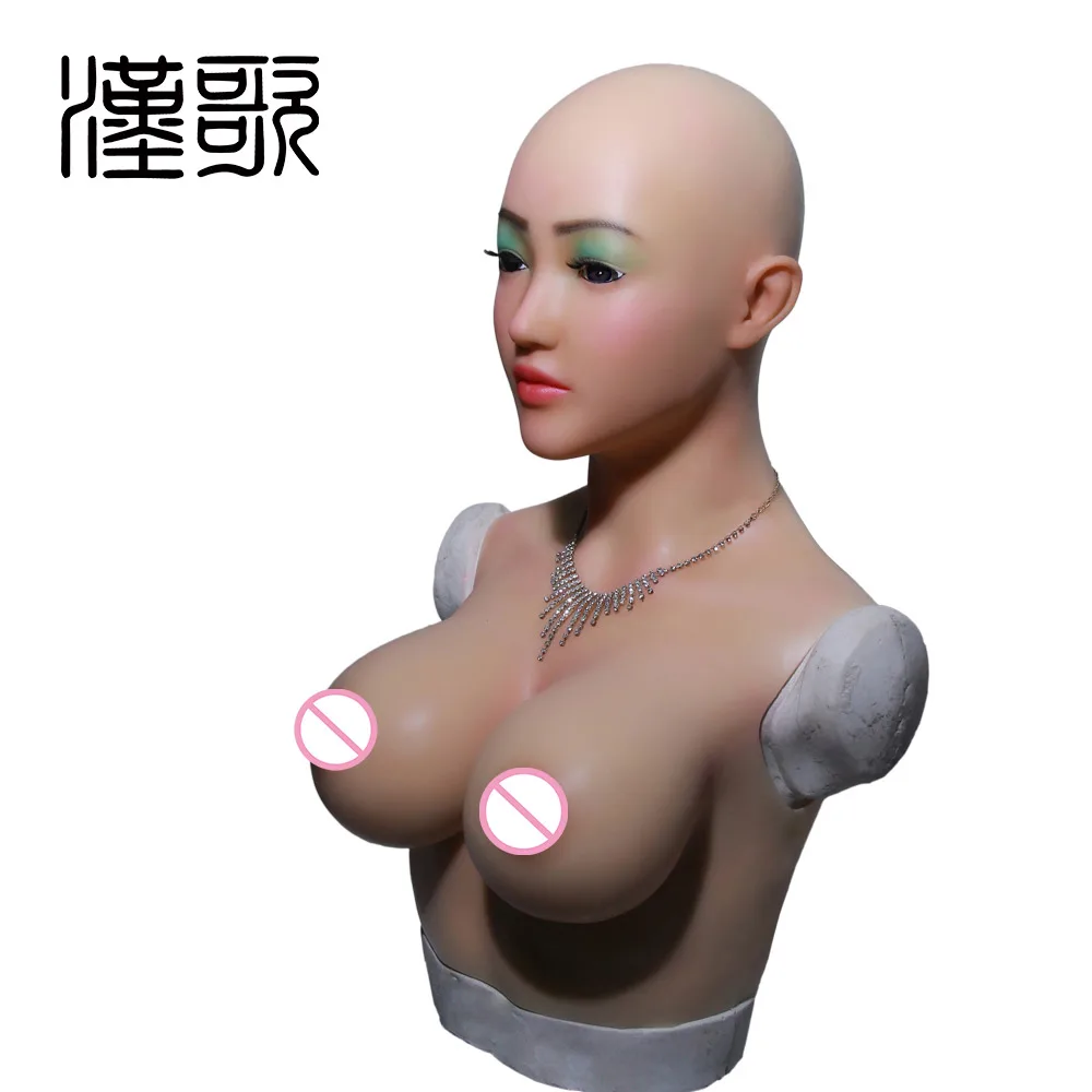 Sophia Artificial Chest Cosplay Crossdresser Ladyboy Shemale Halloween Mask Masquerade Drag Queen Breast Forms Big Boobs