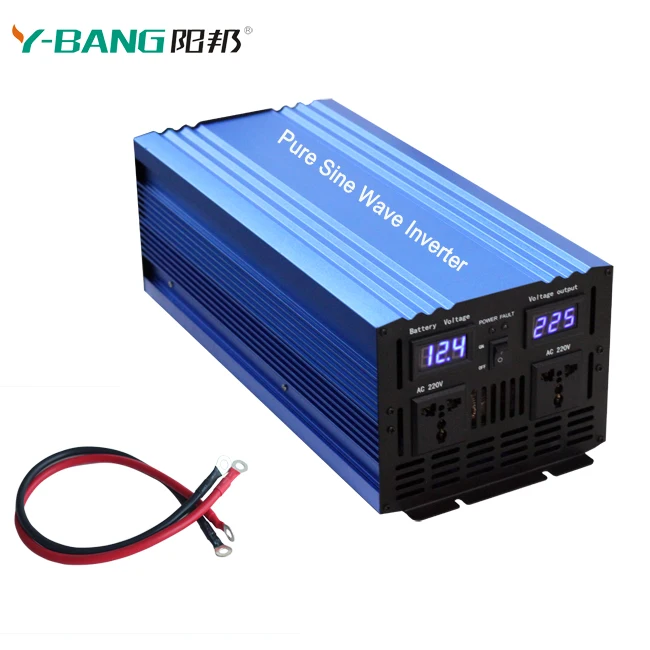 8000 Watt Max Continuous Power 16000 Watt Peak Heavy Duty Pure Sine Wave Inverter 12V DC to 120V AC 60HZ Truck/RV Convert
