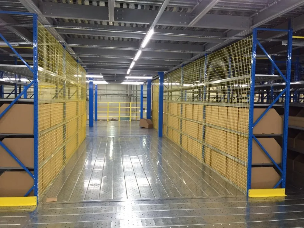 Heavy Duty High Quality OEM Warehouse Automated Storage Racking Steel Floor Platform Systems Multi-Level Mezzanine