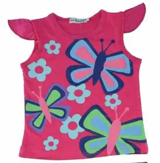 Girls Summer Casual Clothes Set Children Short Sleeve Cartoon T shirt Short Pants Sport Suits 2016