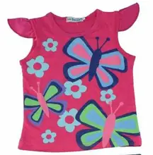 Girls Summer Casual Clothes Set Children Short Sleeve Cartoon T shirt Short Pants Sport Suits 2016