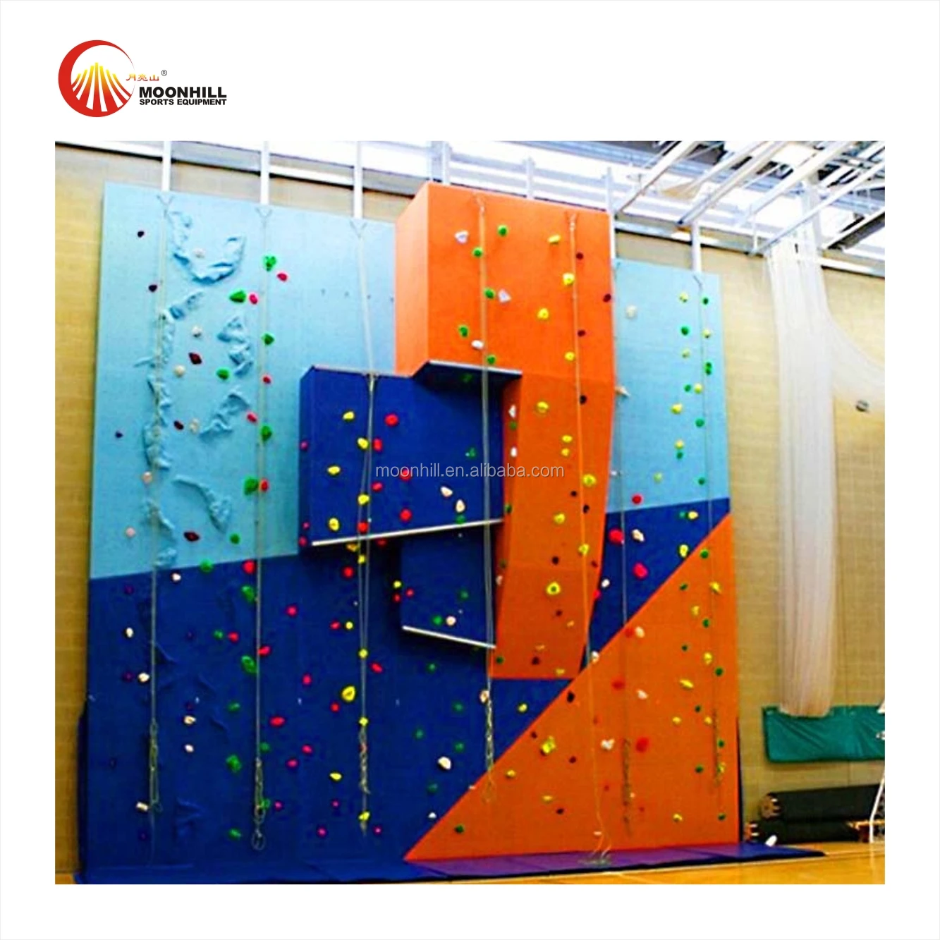 
Muro de escalada de fibra de vidrio de interior para adultos escalar 