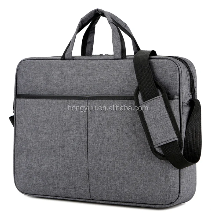Laptop Bag 15.6 Inch, Fabric Laptop Messenger Shoulder Bag Case Briefcase for 15 - 15.6 Inch Laptop / Notebook