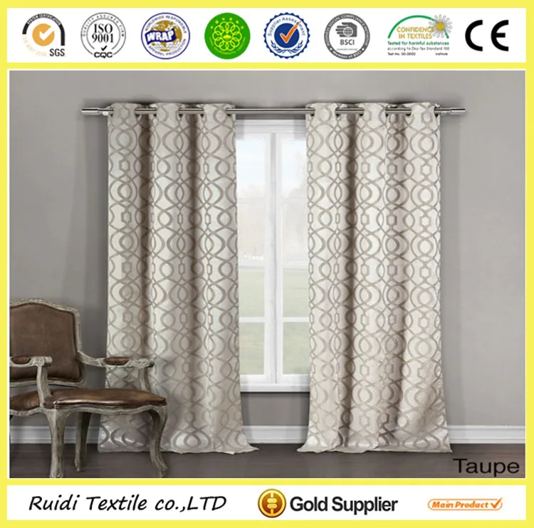 Custom Design Printed Blackout Window Curtain Blackout Curtain Manufacturer