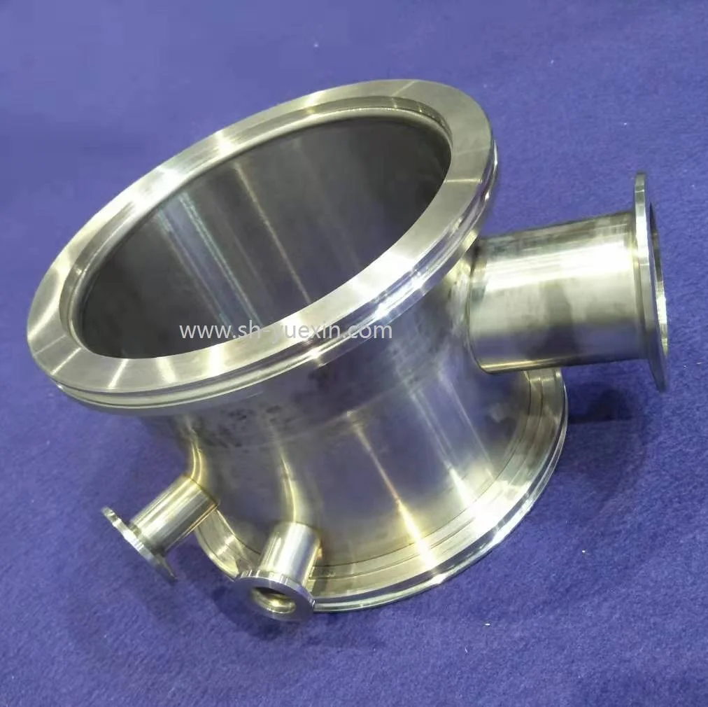 
High vacuum negative pressure fitting Flange components & pipe fittings for glass coating production LOW E Line 