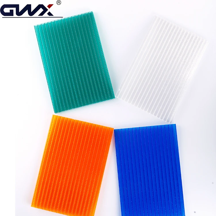 Roof canopy polycarbonate manufacturer used transparent roof pc Hollow panel