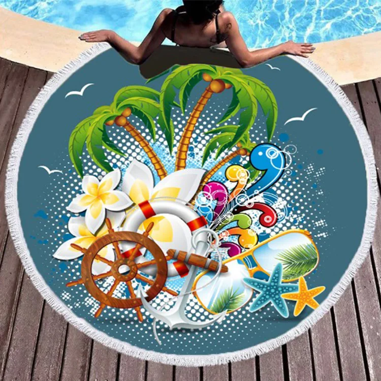 Cheap Embroidered Personalized Animal Print Beach Towel Canada