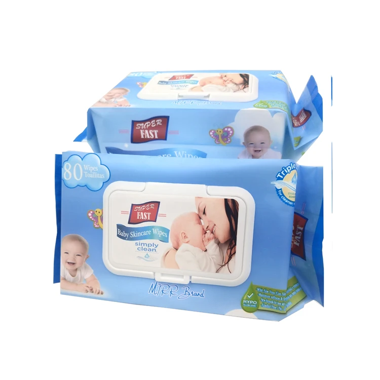 Biodegradable Disposable wipes Flushable Bamboo Baby Wipes