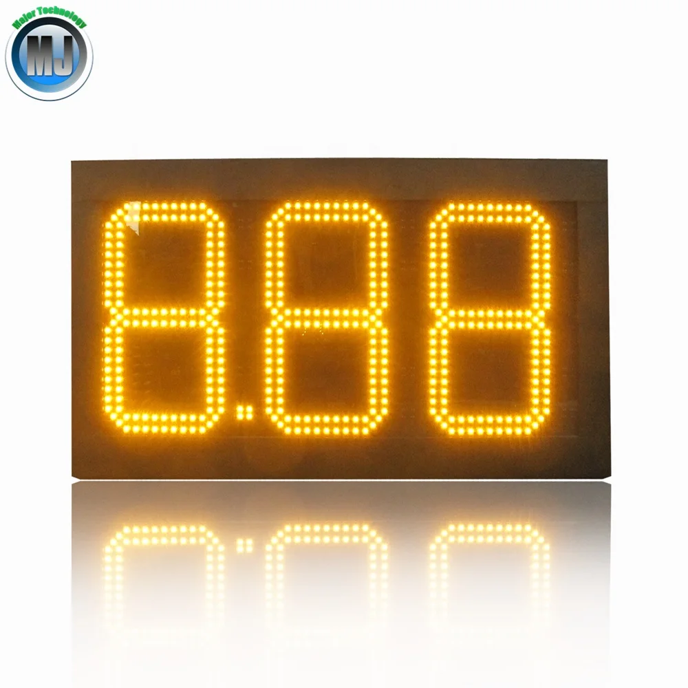 
Customized IP65 waterproof 8 inch seven segment led display 