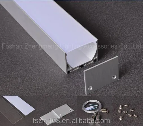 50*36mm New hanging style wall surface mounted led aluminum extrusion lighting profile for strips