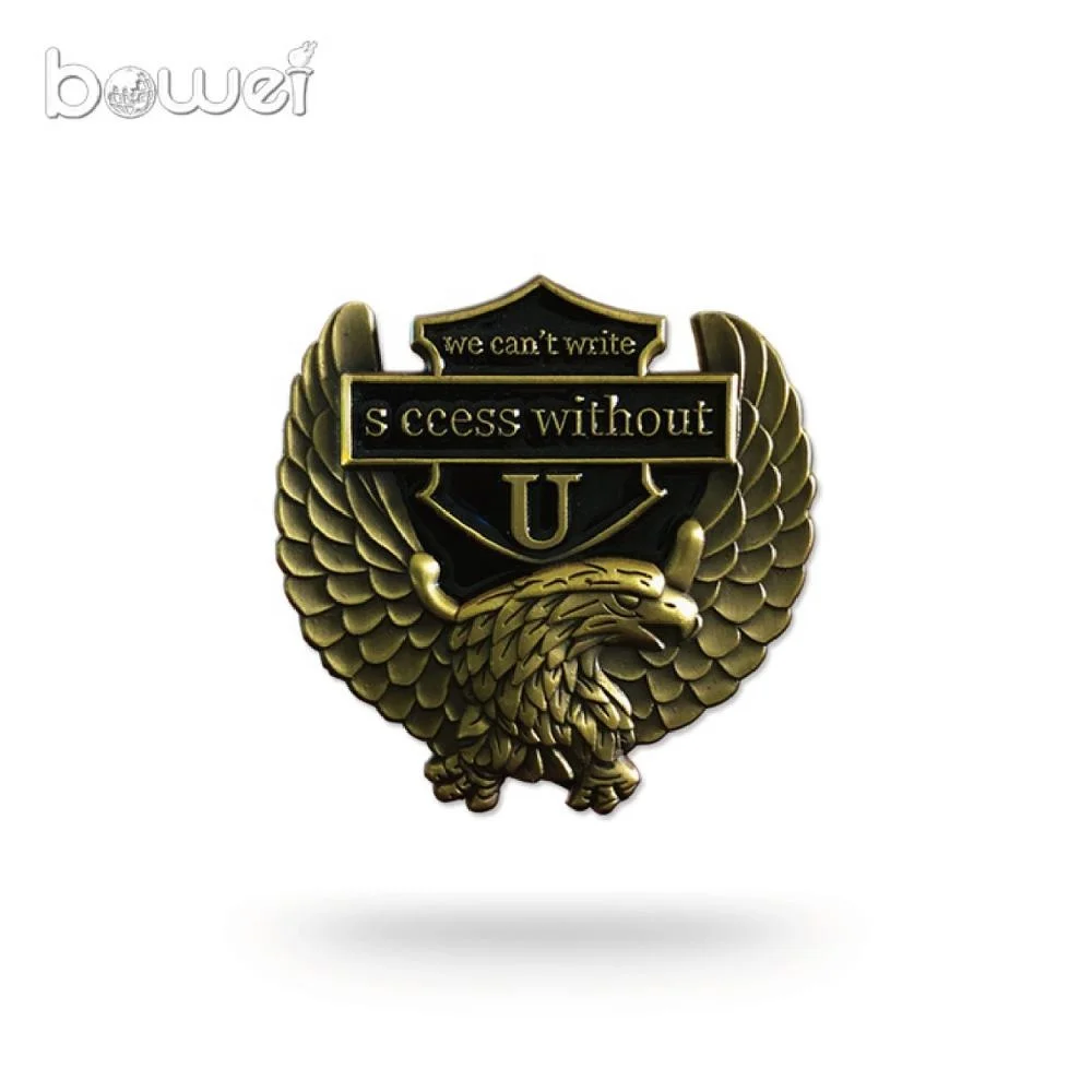 New Gifts Metal Plating Enamel Lapel Pin Badge With Butterfly Clasp