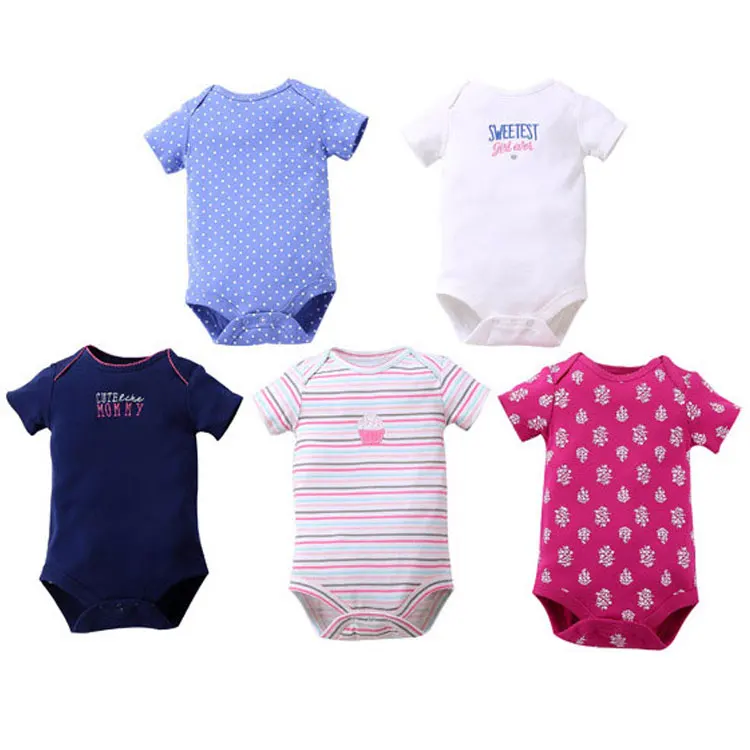 
Short sleeve pure white baby wears romper plain white baby rompers infant clothes 