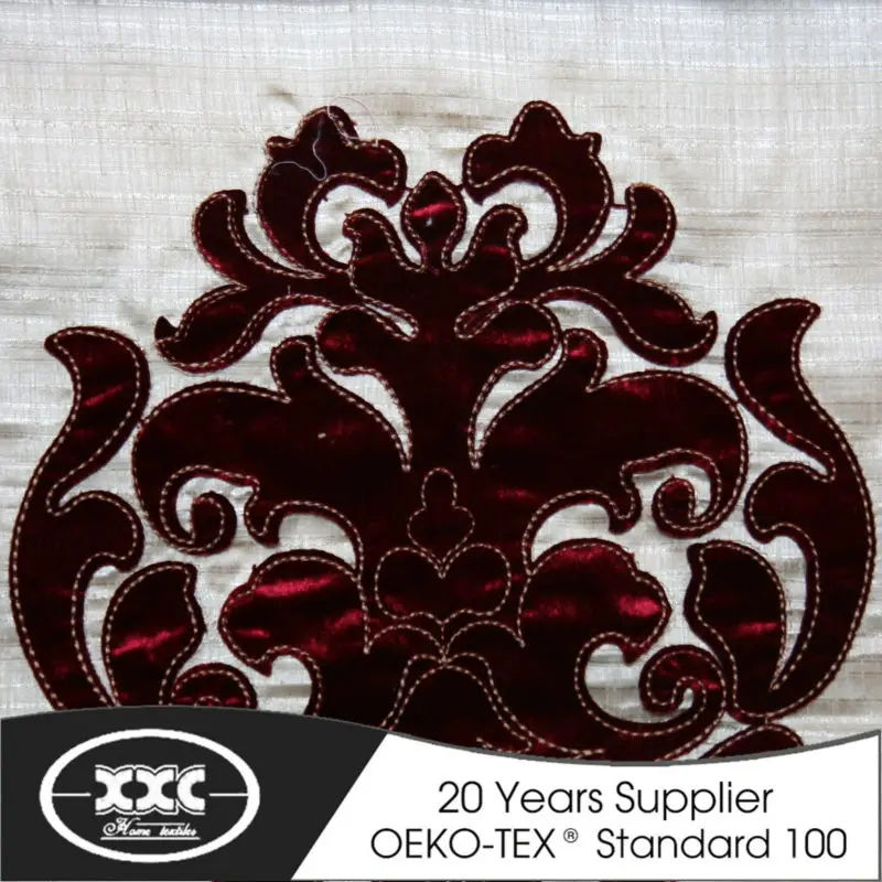 красный цветок белья полиэстер сочетание тканей