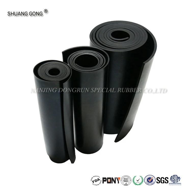 1mm to 50mm thickness New Coming Floor Mat Widely Used Sbr Rubber sheet
