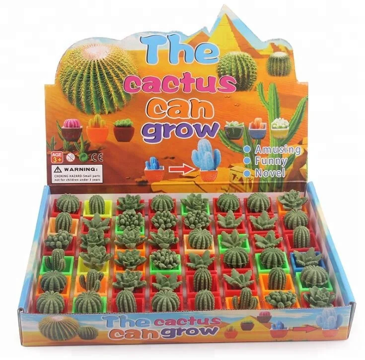 Grow in water plant toys for 2 inch capsules