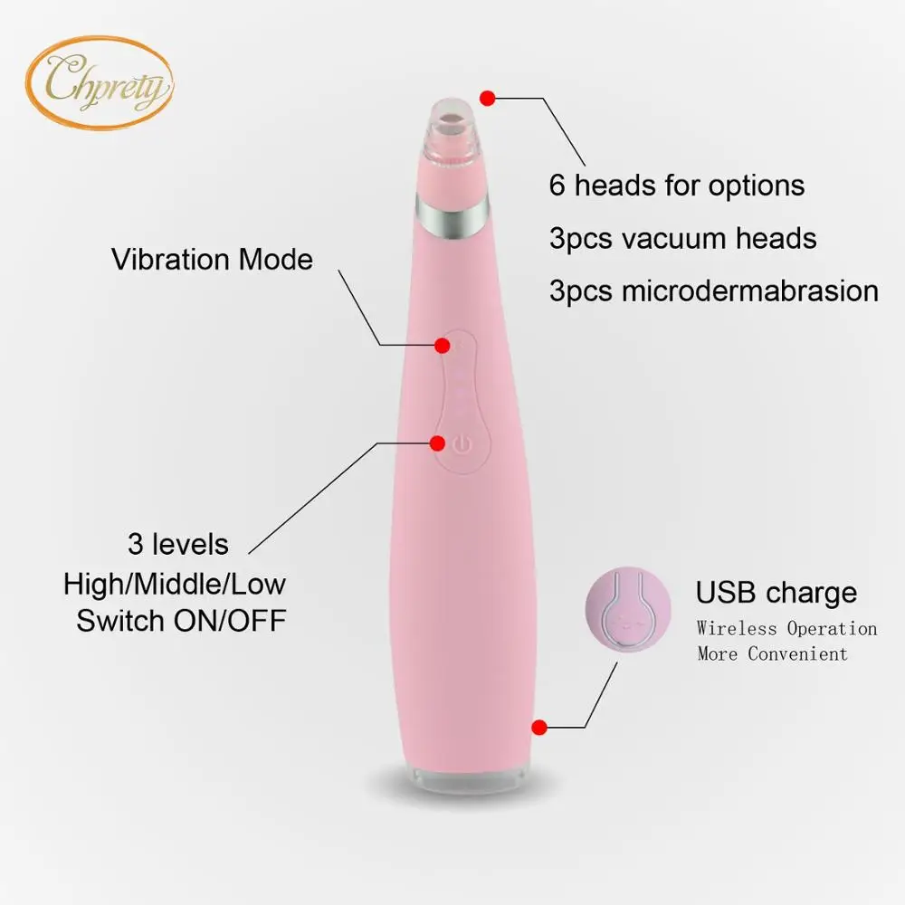 China Facial Blackhead Remover Massager Vacuum Pore Cleaner Home Use Beauty Equipment for Salon Care