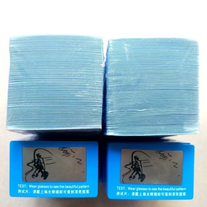 
Wholesale polarized paper card glasses test fishing pattern sunglasses accessories polarized test cards 