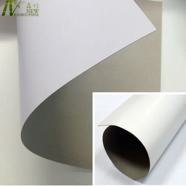 250gsm grey paper both side roll/sheets grey chipboard paper