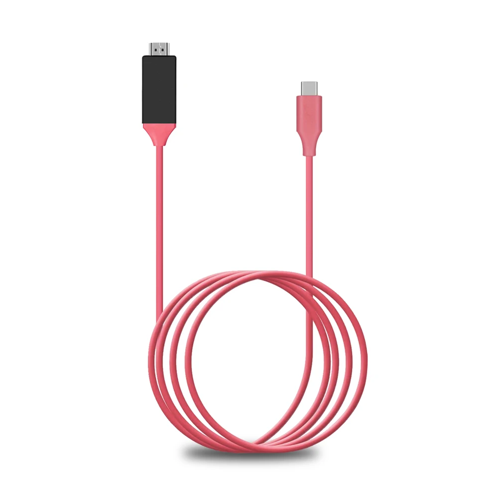 
2m Upgraded version PLUG AND PLAY, Type-c to HDTV Cable, Digital AV Adapter for iPhone 7/6/5 iPad Pro and iPod 