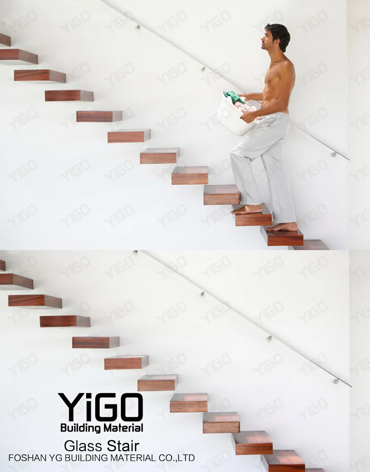 
modern floating staircase,floating glass photo frame 